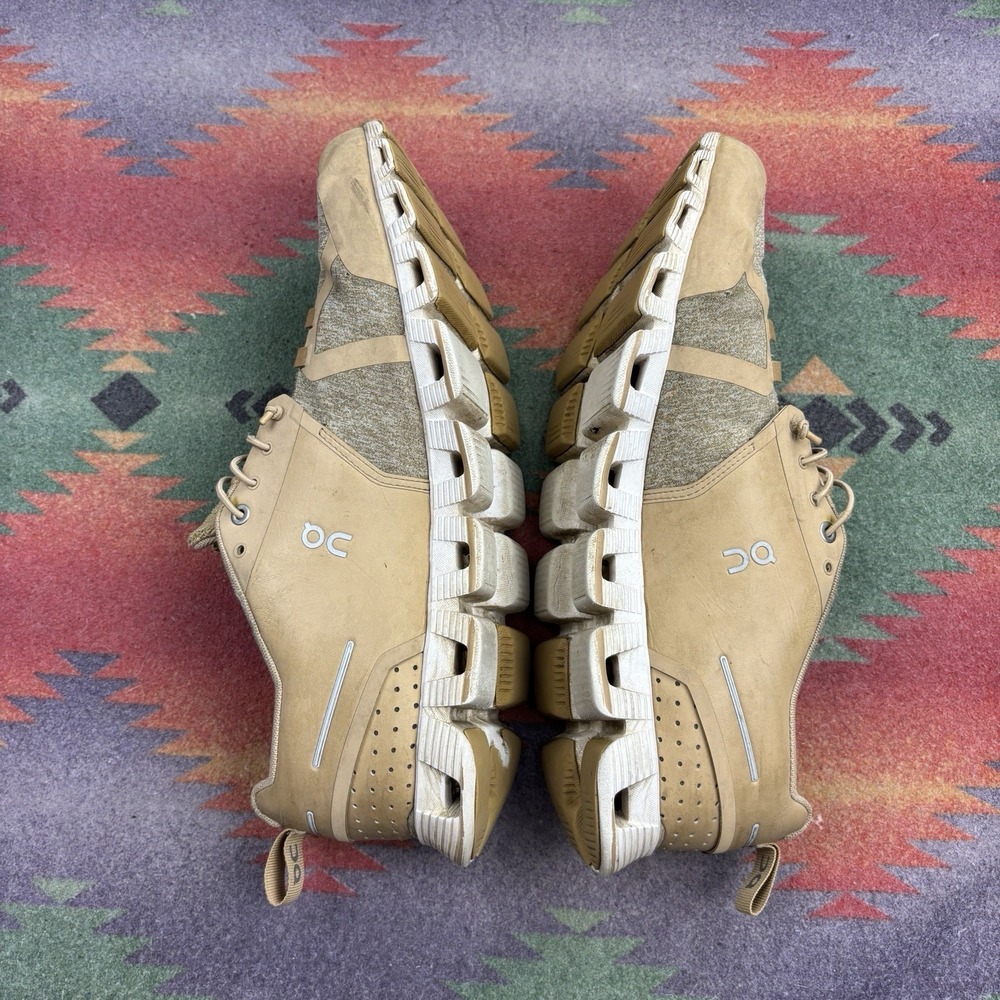 On Cloud 5‎ Running Shoes Sneakers Mens 12.5 Dune Terry Cloth Beige - Picture 7 of 11